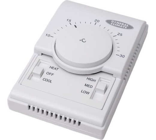 Пульт General Climate GR-107U механический, универсальный для 2/4х трубных